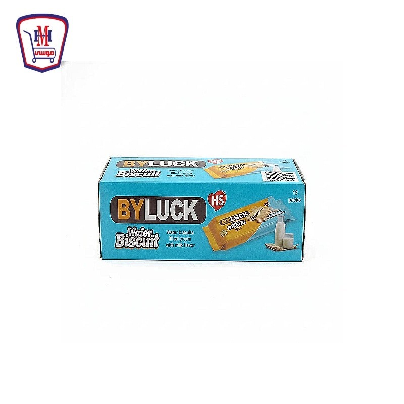 باى لاك بسكويت ويفر بالحليب  علبه × 12 باكو