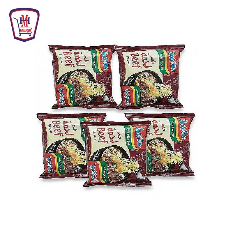 اندومى نكهه لحمه 70 جرام 5 كيس عرض