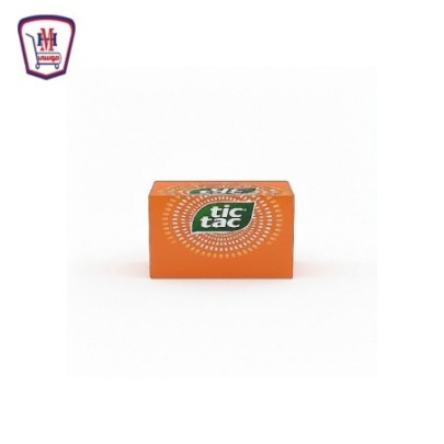 صورة تيك تاك حلوى برتقال 10 جرام علبه × 12 قطعه 10 جم من تيك تاك - هايبر موسى