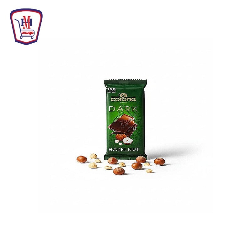 كورونا شيكولاته دارك 55 % محشو بندق
