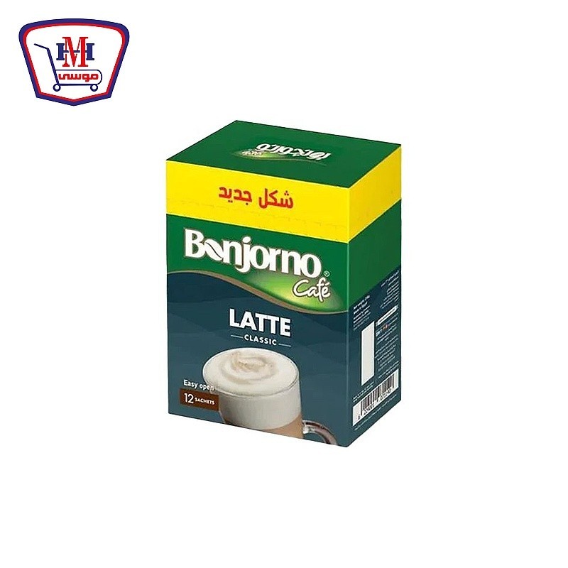 بونجورنو لاتيه كلاسيك 18 جرام  علبه × 12 قطعه