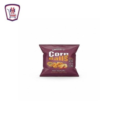 مايتى كورن بولز بطعم الجبنه الحاره 50 - 60 جرام | من مايتى | هايبر موس