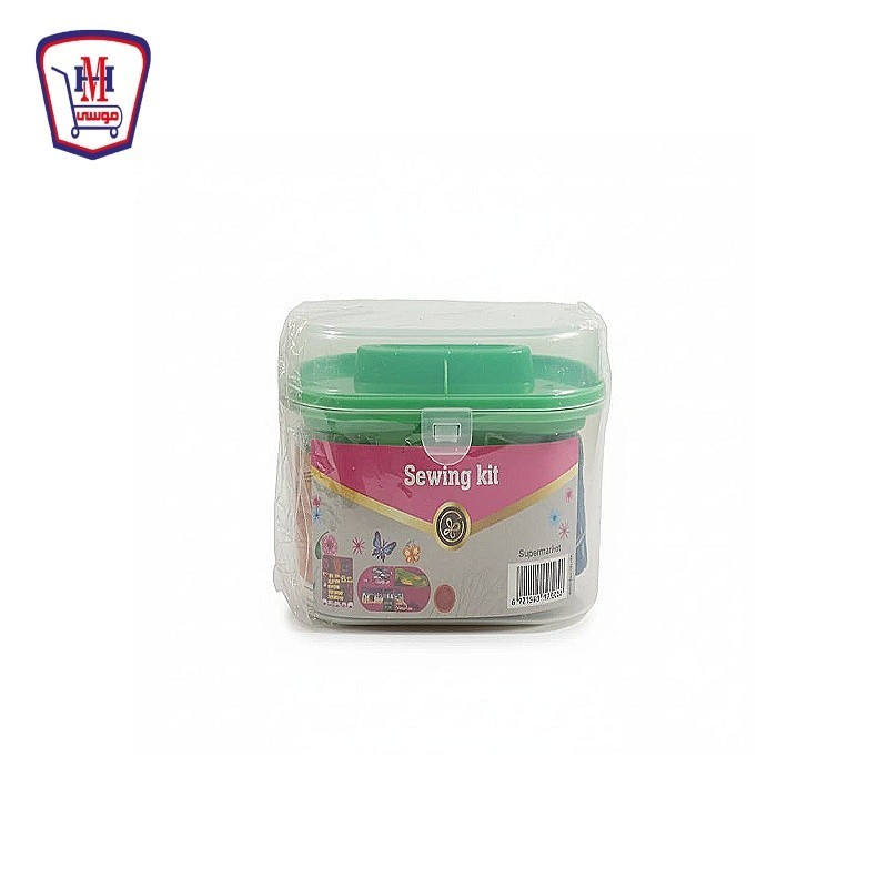 علبه خيط بلاستيك ادوات خياطه كبيره