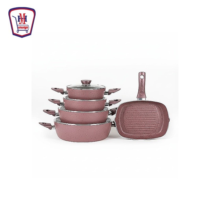 مرتى طقم حلل جرانيت 9 قطع