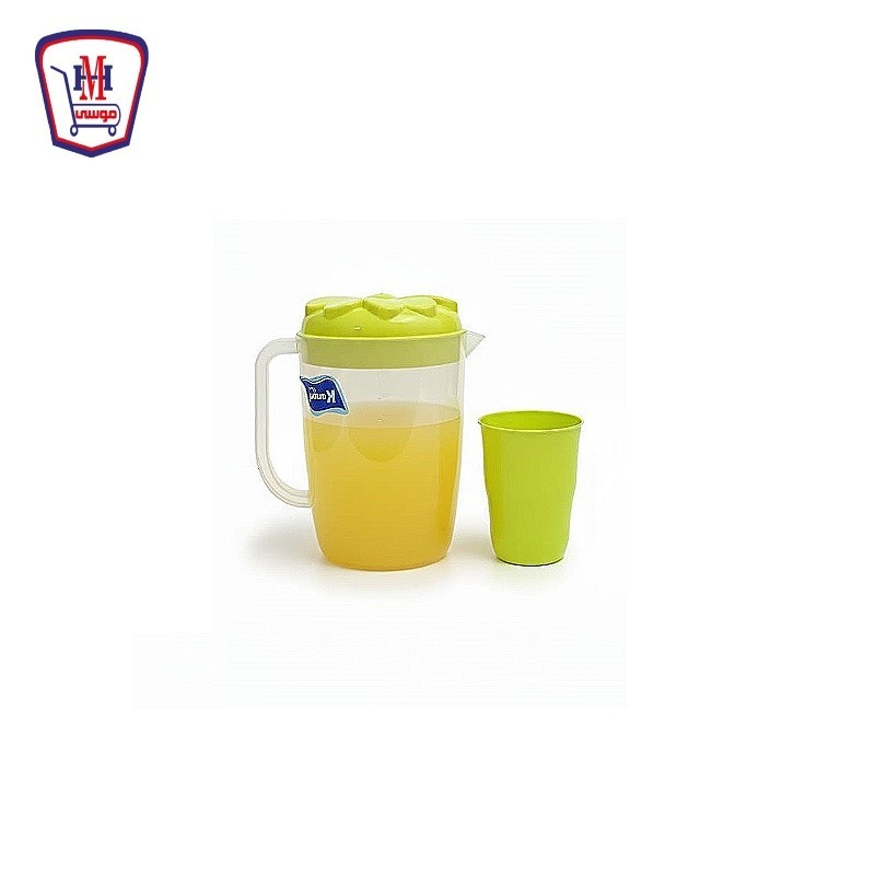 كارما دورق شفاف 2 قطعه 1.5 لتر