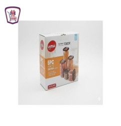 لمسه بلاست طقم تخزين شيف بوكس 5 قطع مقاسات — منزلي | هايبر موسى — تسوّ