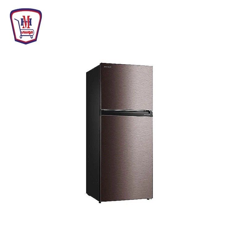 توشيبا ثلاجه 2 باب انفرتر فضى 411 لتر موديل GR-RT559WE-PMN