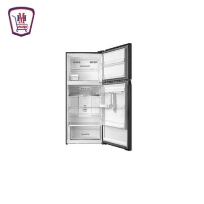 توشيبا ثلاجه 2 باب انفرتر فضى 411 لتر موديل GR-RT559WE-PMN