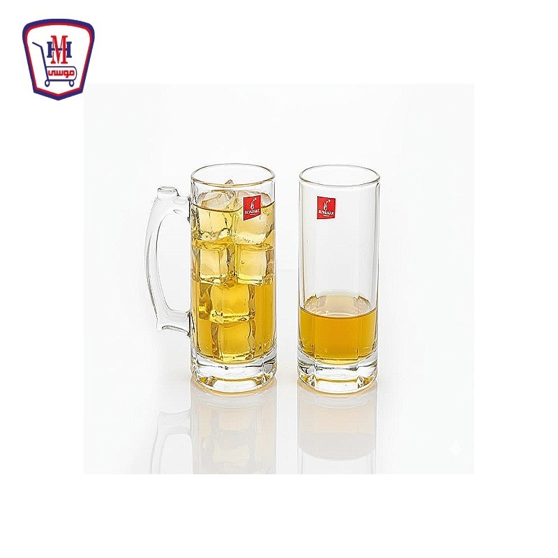 بلانك ماكس طقم شوب عصير زجاج 2 قطعه موديل KTZB 15