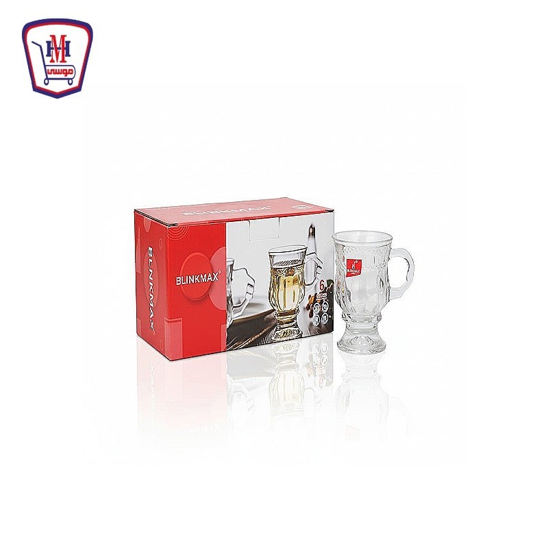 بلانك ماكس طقم مج زجاج 6 قطع موديل KTZB 94