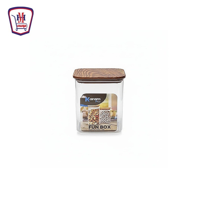 كرم بلاست علبه تخزين اكليرك فان بوكس 1 لتر