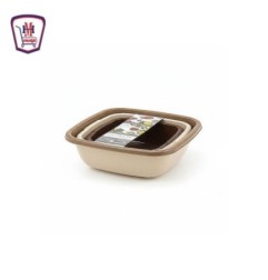 لمسه بلاست طقم بوله خضار وفاكهه سكوير مربعه 3 قطع مقاسات — | هايبر موس