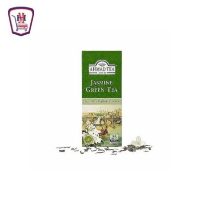 احمد تى شاى اخضر بالياسمين 25 فتله من احمد تى | هايبر موسى