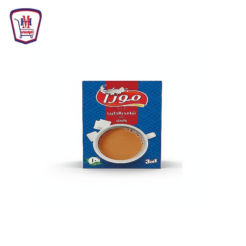 مورا شاى بالحليب والسكر 3× 1 ظرف 30 جرام علبه × 10 ظرف