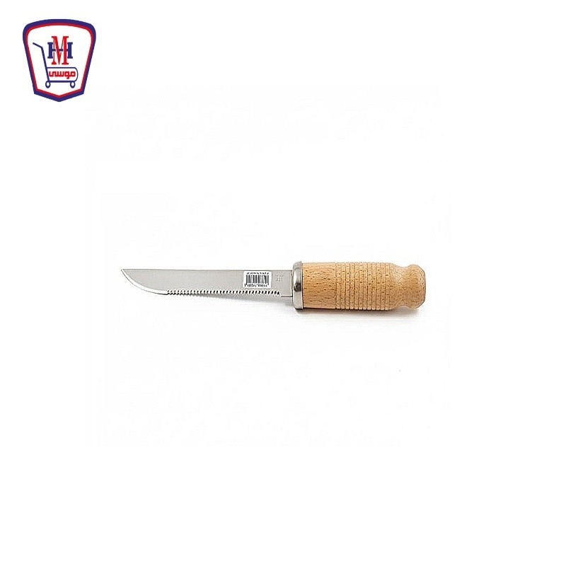 مقوار استانلس يد خشب