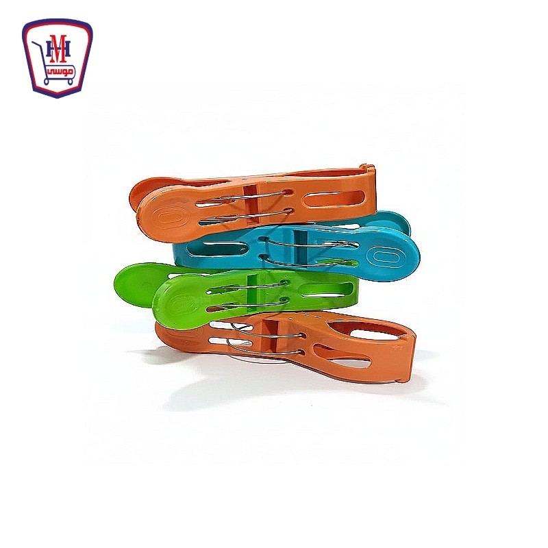 الهادى بلاست مشابك بطانيه بلاستك 4 قطع