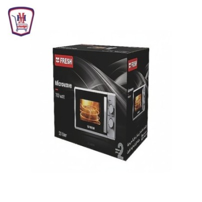 صورة فريش ميكرويف 20 لتر اسود 700وات FMW-20MC-W 20 لتر من فريش - هايبر موسى