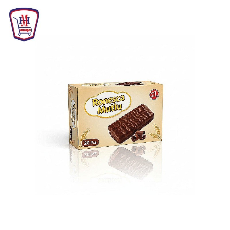 رونيسكا متلو بسكويت محشو شيكولاته 18 جرام علبه × 20 قطعه