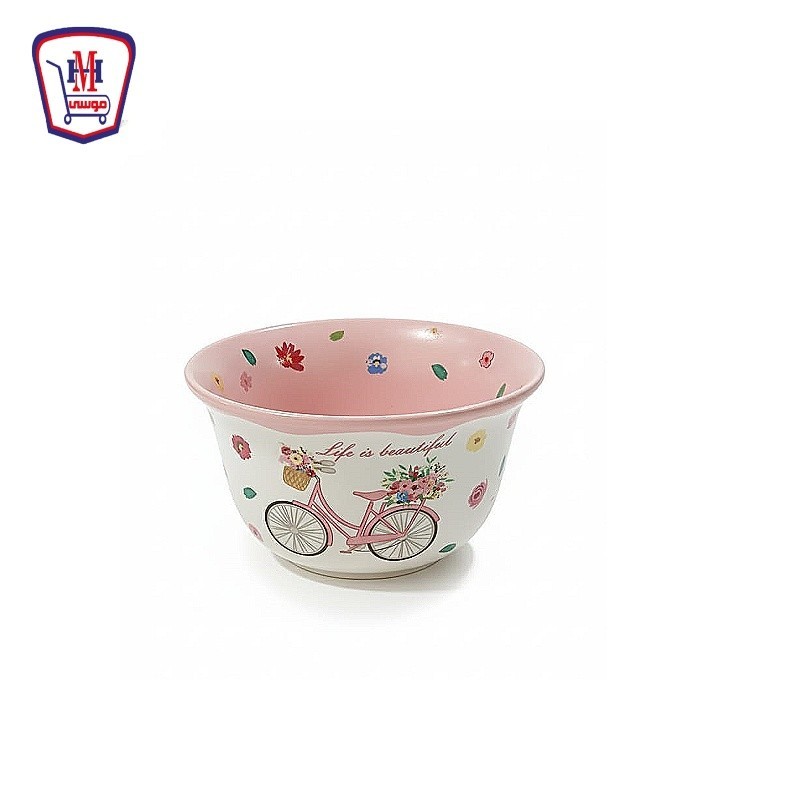 بوله بورسلين مطبوع 2 لون جهتين مقاس 5