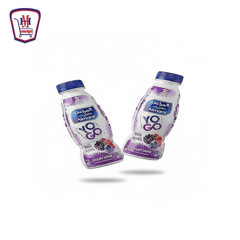 المراعى يوجو مشروب زبادى مكس توت 220مللى