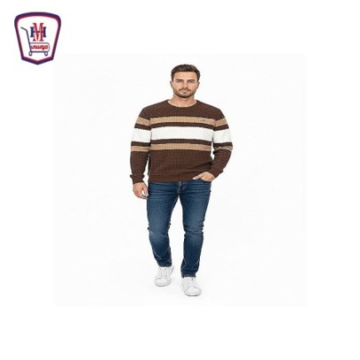 بلوفر تريكو هوليستار مكعبات تطريز مون موديل 7019 7019 مل م | هايبر موس