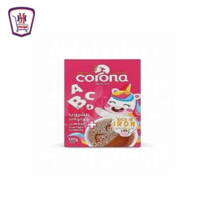 كورونا مشروب شيكولاته مدعم بالفيتامينات غنى بالحديد 120 جر | هايبر موس