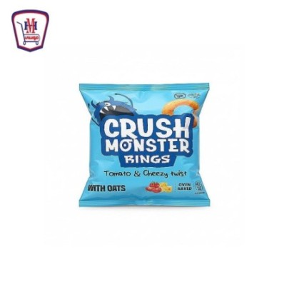 كرانش مونستر رينجز مقرمشات بطعم الطماطم بالجبنه 50 جرام 50 | هايبر موس