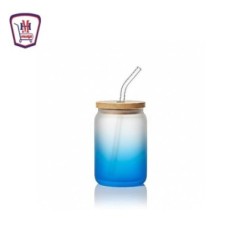 مج زجاج لونين مشبر غطاء خشب بشاليموه من موسى | هايبر موسى