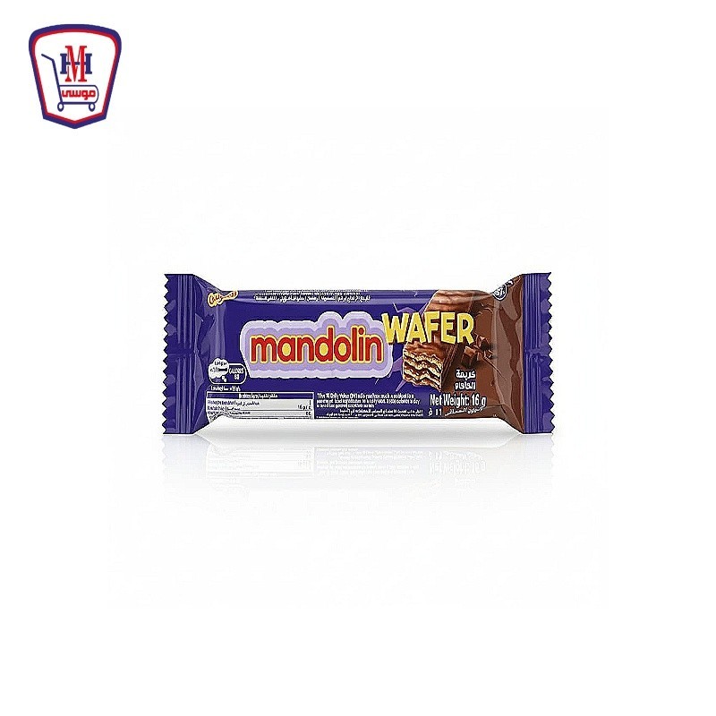 ماندولين ويفر بكريمه الكاكاو 16 جرام باكو