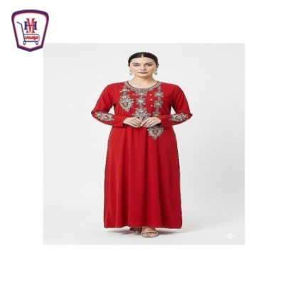 عبايه استقبال المحكاتى تطريز ع الكم م 8570