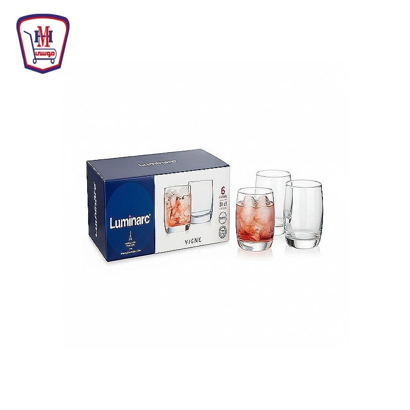 ليمونارك طقم VIGNE مج شاى 6 قطعه 31 cl