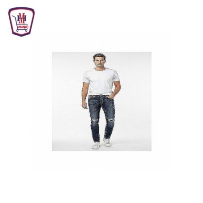 بنطلون جينز كافانى مخربش م 444/ 249