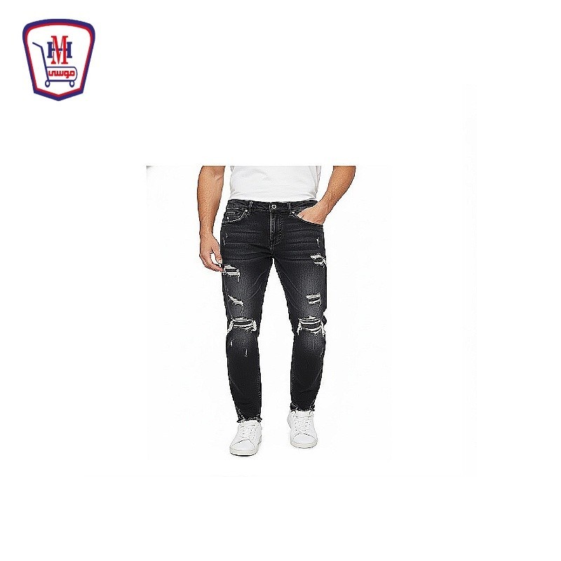 بنطلون جينز زارا تقطيع ان فينش