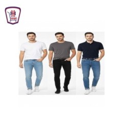 بنطلون جينز رجالى وايد ليج بول بير م3168 ماي زين من موسى | تسوّق أونلا