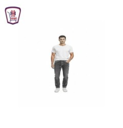 بنطلون جينز بلاك ساده مخربش جينزوير موديل 2059