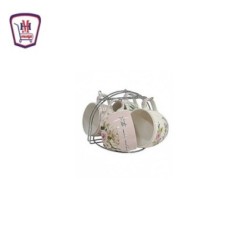 OCUISINE طقم مج شوربه 4 قطع + حامل