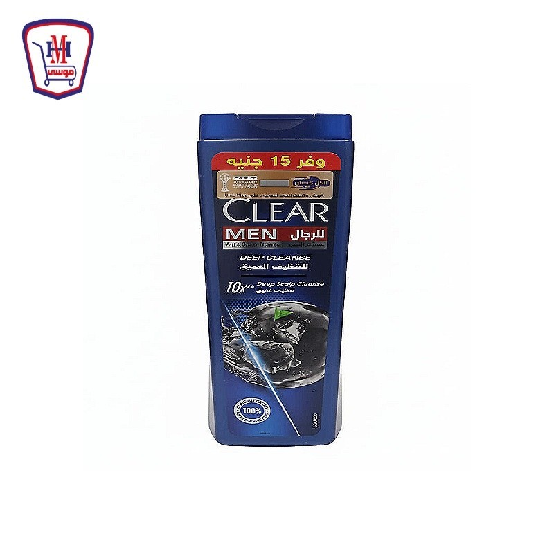 كلير شامبو للتنظيف العميق 360 مللى وفر 15 ج خربش