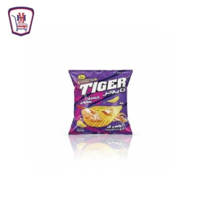 تايجر شيبسى جمبرى مشوى 50 - 60 جرام