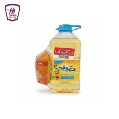 صنى زيت دوار الشمس فيتامين ا & د 2.4 لتر + كيس مكرونه هديه