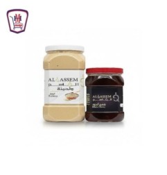 القاسم طحينه 600 جرام + عسل اسود 400 جرام