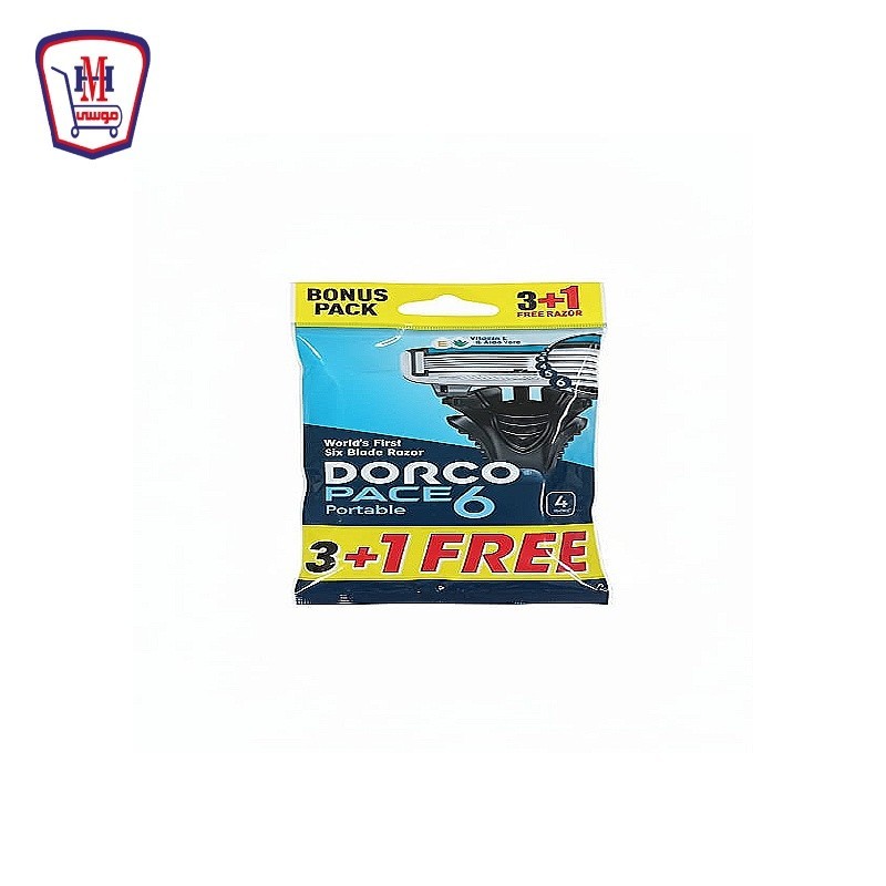 دوركو ماكينه حلاقه بيس 6 شفره رجالى كيس 3 + 1 هديه