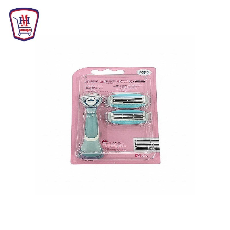 دوركو ماكينه حلاقه 6 شفره ايف 6 موس يد + 2 غيار