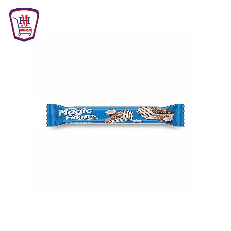 نوفى ماجيك فينجرز ويفر كاكاو محشو بجوز الهند