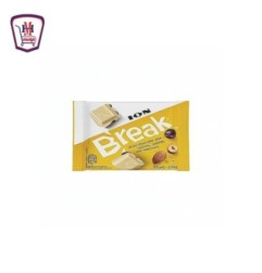 بريك شيكولاته بيضاء باللوز و الزبيب 85 جرام | من بريك | هايبر موسى — أ