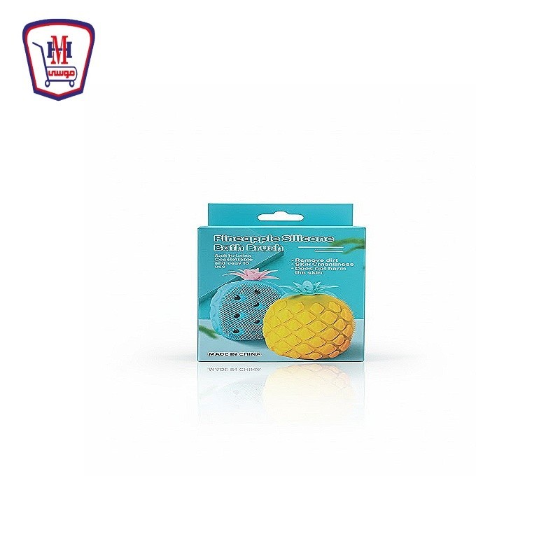 ليفه استحمام وتقشير الجلد سيليكون علبه