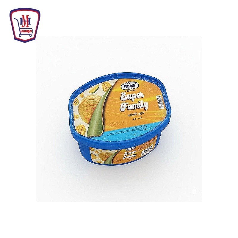 فراى داى سوبر فاملى ايس كريم مانجو علبه