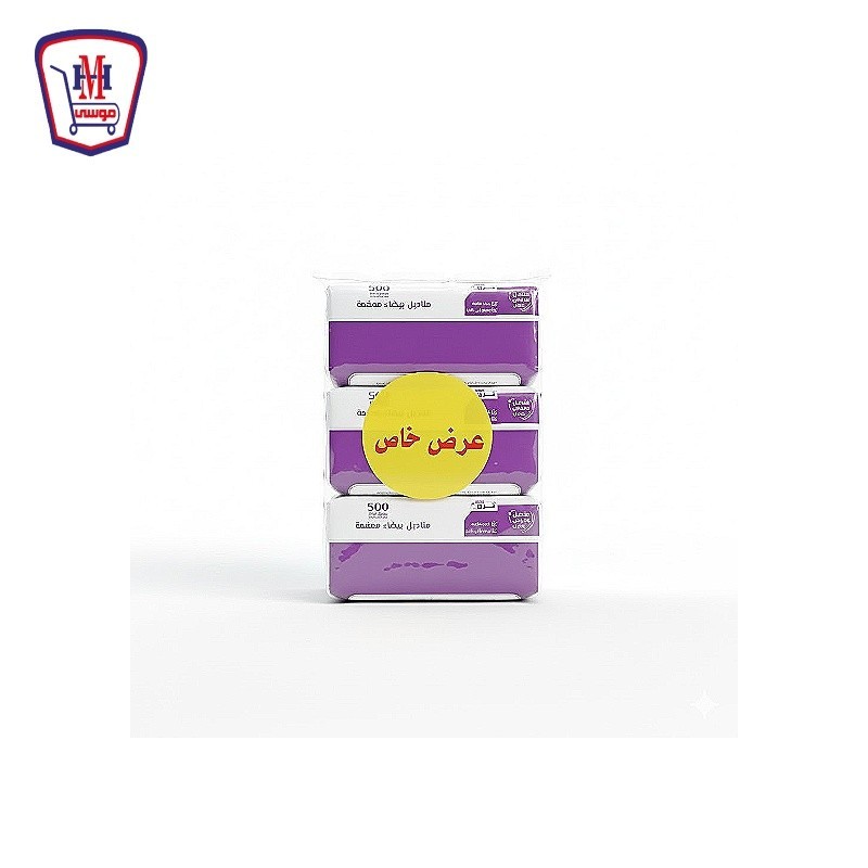 ترو مناديل سحب 500 منديل 3 قطعه عرض