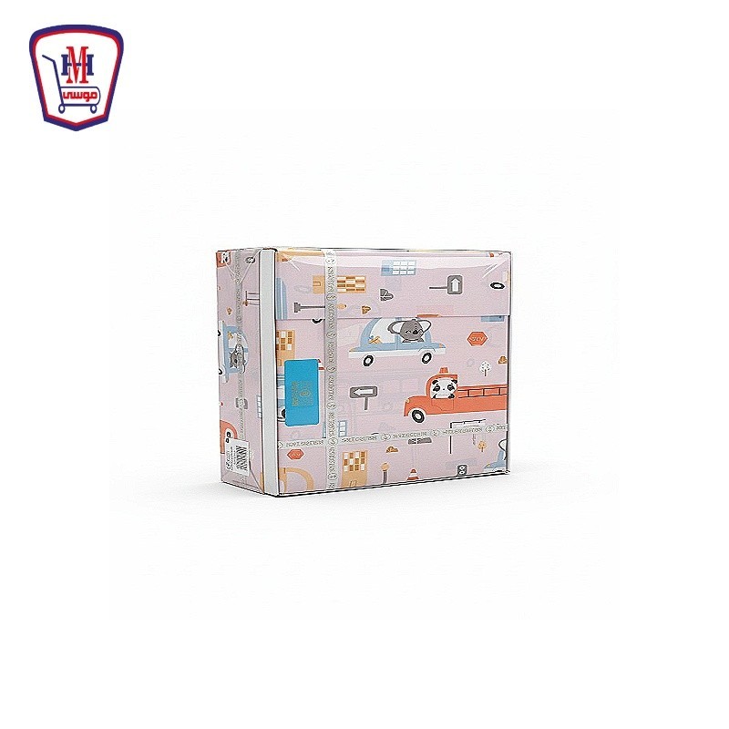 طقم ملايه بيو كرتون مطبوع -180×240-6ق/ علبه