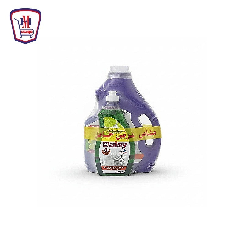 ديزى جيل اتوماتيك لافندر 3 كيلو جرام + صابون 620  مللى سائل اوانى