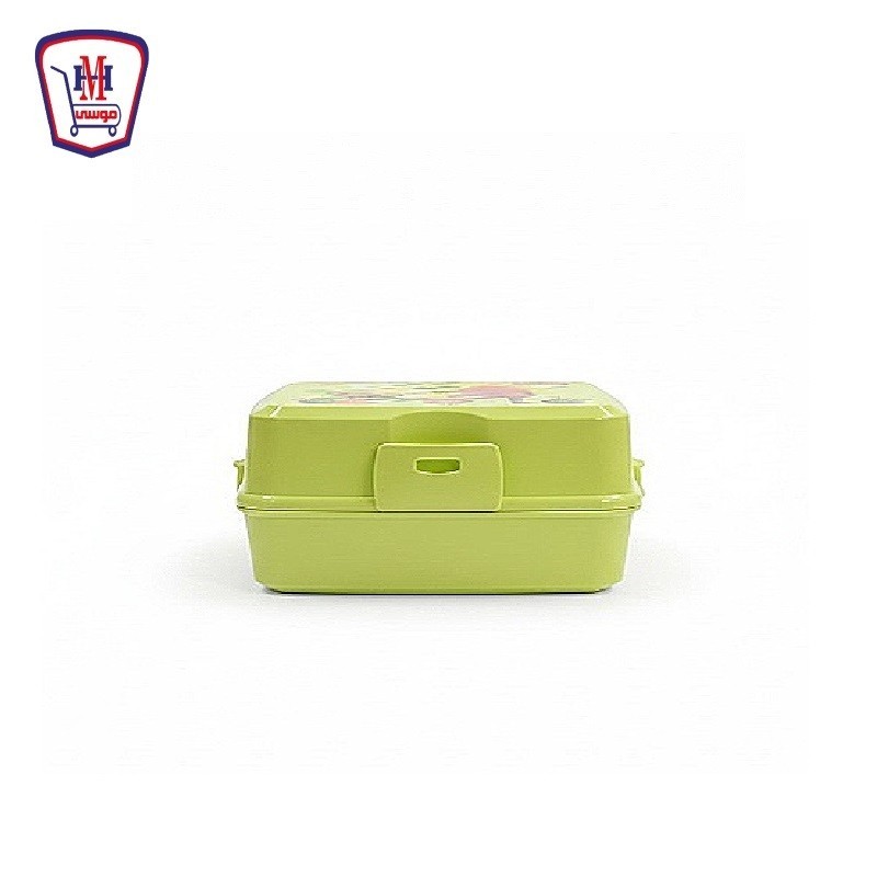 لانش بوكس كومبو مقسم 2 دور + شوكه وملعقه